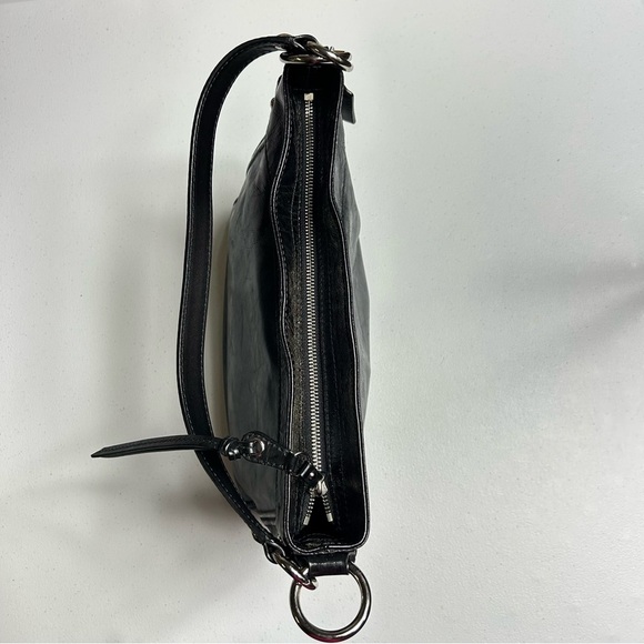 Vintage Coach Zoe Black Leather Shoulder Bag Purse | Model: F1082-F15478 - Picture 14 of 16